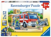 Ravensburger Polizei und Feuerwehr