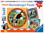 Ravensburger Kinderpuzzle - 08000 Yakari, der tapfere Indianer - Yakari-Puzzle für Kinder ab 5 Jahren, mit 3x49 Teilen