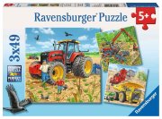 Ravensburger Kinderpuzzle - 08012 Große Maschinen -...