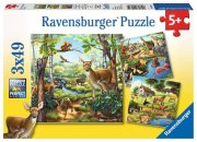 Ravensburger Kinderpuzzle - 09265 Wald-/Zoo-/Haustiere -...