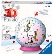 Ravensburger 3D Puzzle 11841 - Puzzle-Ball Einhorn - 72...