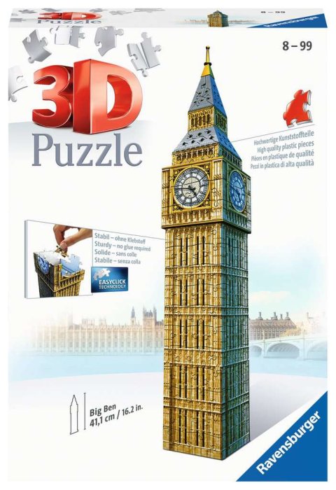 Ravensburger 3D Puzzle-Bauwerke Big Ben                 .