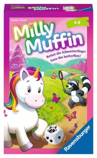 Ravensburger®, Milly Muffin, 20670, kooperatives Einhorn Kinderspiel ab 4 Jahren