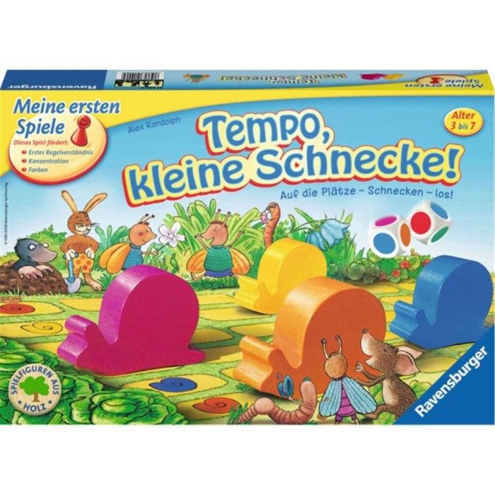 Ravensburger Lustige Kinderspiele Tempo, kleine Schnecke!