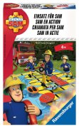Ravensburger 23430 - Feuerwehrmann Sam: Einsatz für Sam, Mitbringspiel für 2-4 Spieler, Kinderspiel ab 4 Jahren, kompaktes Format, Reisespiel, Brettspiel