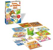 Ravensburger 24721 - Komm, wir kaufen ein! - Lernspiel für die Kleinen - Zuordnungsspiel für Kinder ab 2 Jahren, Spielend erstes Lernen für 1-4 Spieler