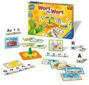 Ravensburger 24955 - Wort für Wort - Spielen und Lernen für Kinder, Lernspiel für Kinder von 6-9 Jahren, Spielend Neues Lernen für 1-4 Spieler