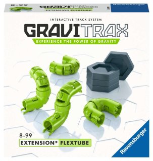Ravensburger GraviTrax Erweiterung Flextube - Ideales Zubehör für spektakuläre Kugelbahnen, Konstruktionsspielzeug für Kinder ab 8 Jahren
