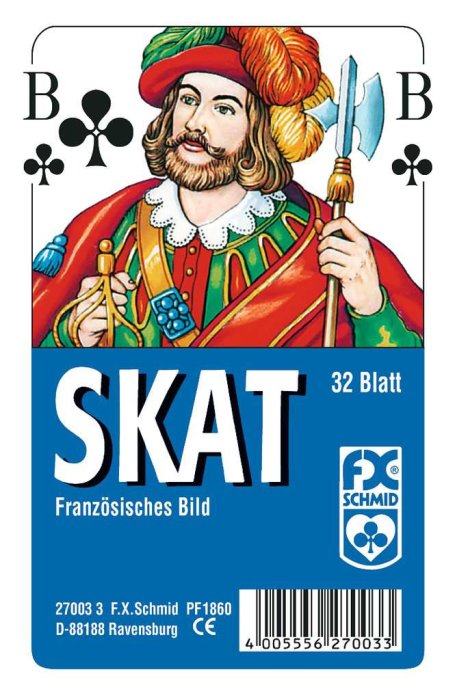 Ravensburger FXS Traditionelle Spielkarten Skat,franz.Bild