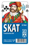 Klassisches Skatspiel, Französisches Bild, 32 Karten...