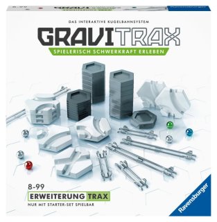 Ravensburger GraviTrax Erweiterung Trax - Ideales Zubehör für spektakuläre Kugelbahnen, Konstruktionsspielzeug für Kinder ab 8 Jahren