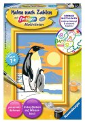 Ravensburger Malen nach Zahlen 28466 - Süße Pinguine - Kinder ab 7 Jahren
