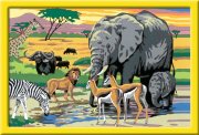 Ravensburger Malen nach Zahlen 28766 - Tiere in Afrika...