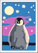 Ravensburger Malen nach Zahlen 28775 - Kleiner Pinguin Kinder ab 7 Jahren