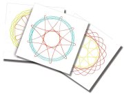 Ravensburger Spiral-Designer Mini 29708, Zeichnen lernen für Kinder ab 6 Jahren, Kreatives Zeichen-Set mit Mandala-Schablone für farbenfrohe Spiralbilder und Mandalas