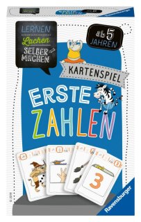 Ravensburger 80658 - Lernen Lachen Selbermachen: Erste Zahlen, Kinderspiel ab 5 Jahren, Lernspiel für 2-4 Spieler, Kartenspiel