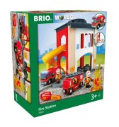 BRIO World 33833 Große Feuerwehr Station Feuerwache...