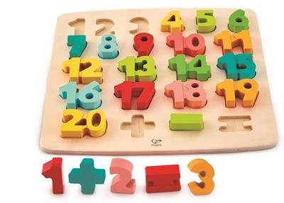 Hape E1550 Puzzle mit Zahlen und Rechensymbolen
