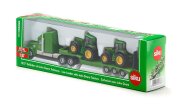 Siku 1837 Tieflader mit John Deere Traktoren