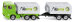 Siku 1690 LKW mit Tankwagenaufbau und Anhänger
