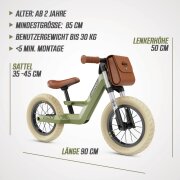 BERG Laufrad Biky Retro 12" grün
