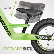 BERG Laufrad Biky Cross 12" grün mit Lenkradpolster