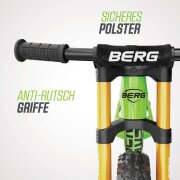 BERG Laufrad Biky Cross 12" grün mit Lenkradpolster