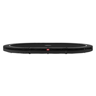 BERG Trampolin InGround oval 520 x 345 cm schwarz ohne Netz Grand Favorit Sports