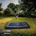 BERG Trampolin InGround rechteckig 410 x 250 cm schwarz ohne Netz Ultim Favorit Sports