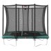 BERG Trampolin rechteckig 280 x 190 cm grün mit Sicherheitsnetz Comfort Ultim Favorit Regular