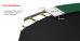 BERG Trampolin rechteckig 280 x 190 cm grün mit Sicherheitsnetz Comfort Ultim Favorit Regular