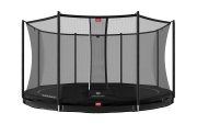 BERG Trampolin InGround rund 430 cm schwarz mit...