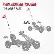 BERG Gokart Zubehör Sicherheitsfahne L für Buddy 2.0, Rally 2.0, Choppy Neo 2.0