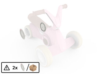 BERG Gokart Ersatzteil GO² Retro Pink - Radkappe Hinterrad (2x)