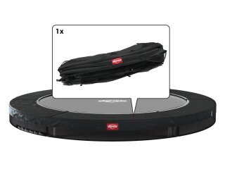 BERG Ersatzteil Schutzrand 430 cm rund schwarz mit weißem Rand - Favorit InGround Federabdeckung für Trampolin