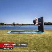 BERG Trampolin Ersatzteil AeroWall - Aufblasbare Wand 2x2 BLK&GRY (ohne Rahmen)