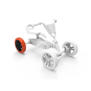 BERG Gokart Ersatzteil Rad 9x2 Cross - Schwarz/Orange Hinten Rechts