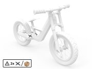 BERG Gokart Ersatzteil Biky – Griptape set Grey