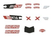 BERG Gokart Ersatzteil Biky - Stickers set Mini Red