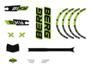 BERG Gokart Ersatzteil Biky - Stickers set Cross Green