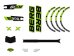 BERG Gokart Ersatzteil Biky - Stickers set Cross Green