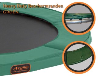 Universal Schutzrand für Trampolin Ø 430 cm grün ähnlich Berg Champion