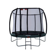 AVYNA Pro-Line Trampolin 245 cm mit Sicherheitsnetz & Leiter rund grün