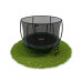 AVYNA Pro-Line Trampolin 245 cm mit Sicherheitsnetz & Leiter rund grün