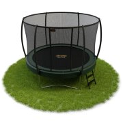AVYNA Pro-Line Trampolin 305 cm mit Sicherheitsnetz & Leiter rund grün
