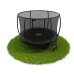 AVYNA Pro-Line Trampolin 245 cm mit Sicherheitsnetz & Leiter rund grau