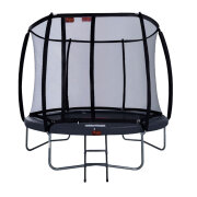AVYNA Pro-Line Trampolin 365 cm mit Sicherheitsnetz & Leiter rund grau