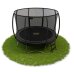 AVYNA Pro-Line Trampolin 365 cm mit Sicherheitsnetz & Leiter rund grau