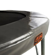 AVYNA Pro-Line Trampolin 305 cm HD PLUS mit Sicherheitsnetz & Leiter rund grau