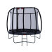 AVYNA Pro-Line Trampolin 305 cm HD PLUS mit Sicherheitsnetz & Leiter rund grau
